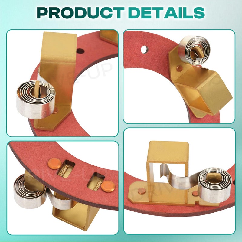 Drive-up ADC Motor Brush Plate Assembly with Springs, Fits Club Car Electric Golf Cart 1021861-01, Fits EZGO Electric Golf Cart 73120-G15 - Image 3